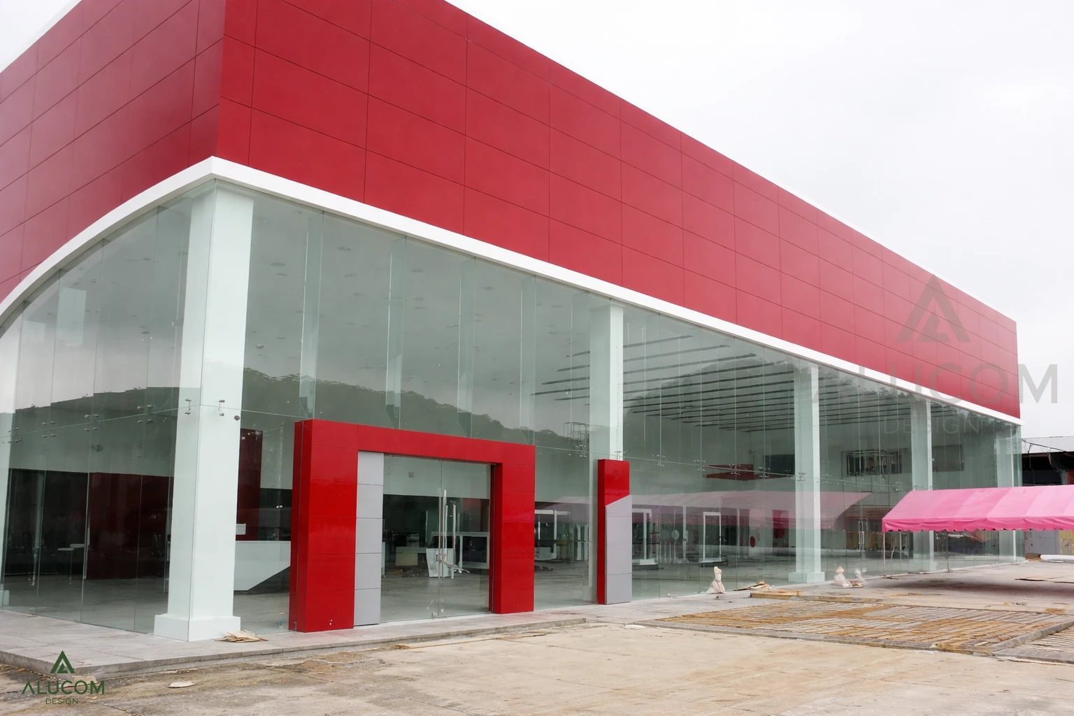 ภาพผลงาน อลูมิเนียม คอมโพสิต ของ อลูมิเนียม คอมโพสิต (Composite Panel) ชิ้นที่ 3