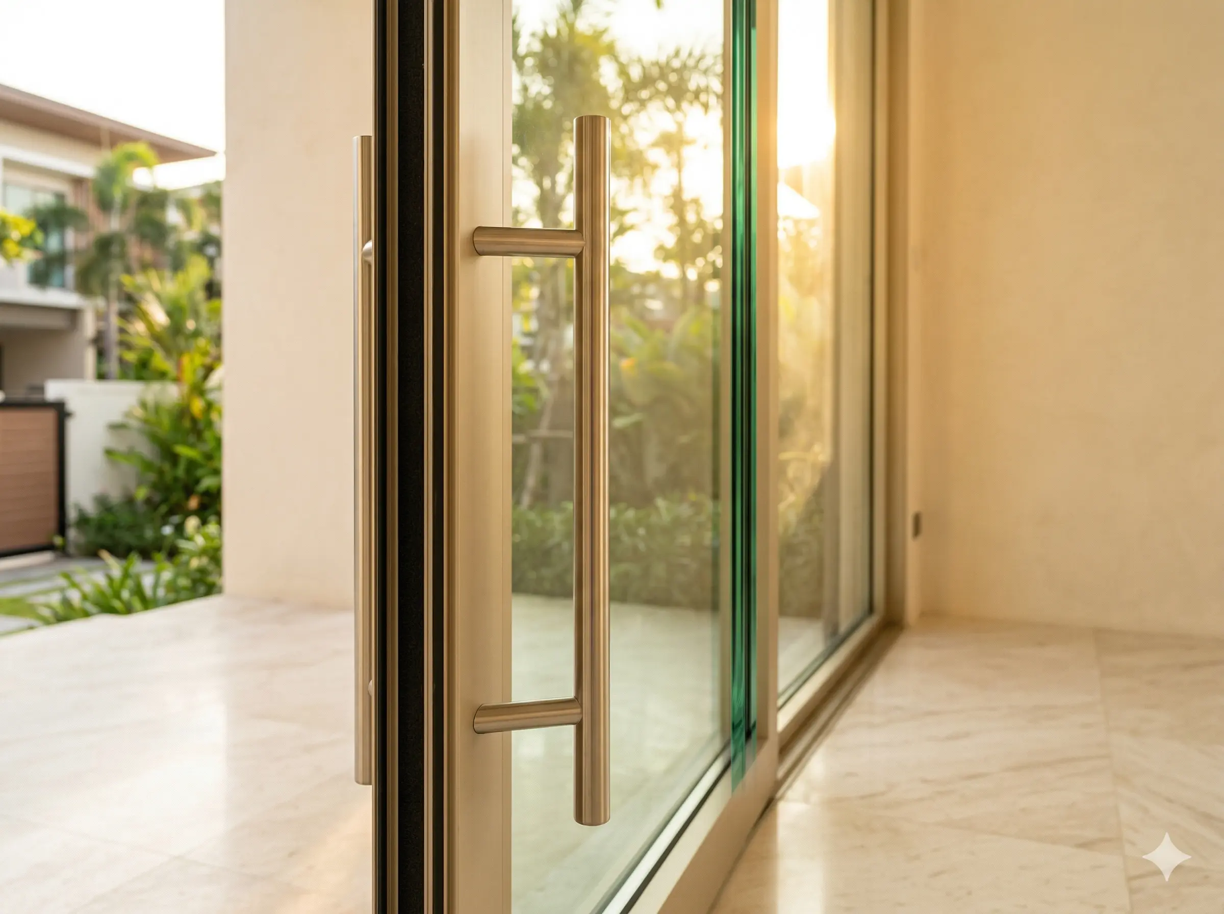 ภาพตัวอย่างงาน ประตูกระจกอลูมิเนียม